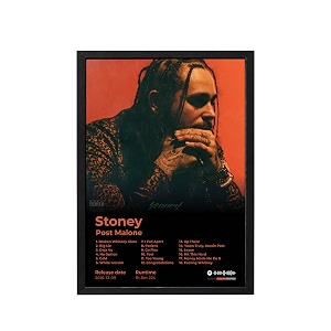 BLINKART Post Malone- Stoney Wall Photo Frames