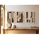 BLINKART Set of 3 BROWN TERRACOTTA BLOCKS
