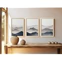BLINKART Set of 3 MISTY MOUNTAIN LAYERS