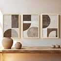 BLINKART Set of 3 VINTAGE GEOMETRIC ARCHES