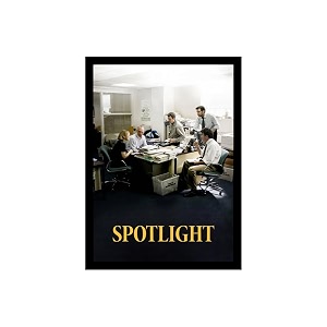 blinkart spotlight 2015 movie poster frame 12x18 inch  premium 300 gsm paper wall print  vintage film artwork for home bedroom living room office  framed photo decor