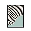BLINKART Vintage Bauhaus Geometric Poster | 8x12 Inch (A4) Framed Wall Art | Retro Mid Century Abstract Print | Aesthetic Decor for Living Room, Bedroom &amp; Office | Gallery Exhibition Print (D136)