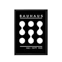 BLINKART Vintage Bauhaus Geometric Poster | 8x12 Inch (A4) Framed Wall Art | Retro Mid Century Abstract Print | Aesthetic Decor for Living Room, Bedroom &amp; Office | Gallery Exhibition Print (D104)