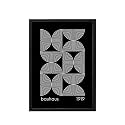 BLINKART Vintage Bauhaus Geometric Poster | 8x12 Inch (A4) Framed Wall Art | Retro Mid Century Abstract Print | Aesthetic Decor for Living Room, Bedroom &amp; Office | Gallery Exhibition Print (D105)