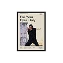 BLINKART For Your Eyes Movie Poster Frame 12x18 Inch | Premium 300 GSM Paper Wall Print | Mid Century Vintage Film Artwork for Home, Bedroom, Living Room, Office | Framed Photo Decor
