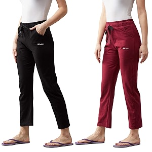 blinkin women39s cotton relaxfit pajama combo pack of 2