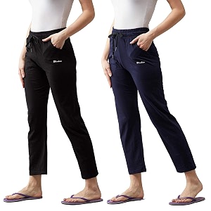 blinkin women39s cotton relaxfit pajama combo pack of 2