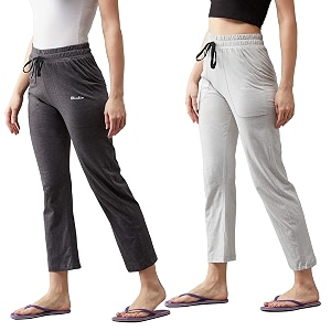 blinkin women39s cotton relaxfit pajama combo pack of 2