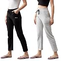 BLINKIN Women's Cotton RelaxFit Pajama Combo (Pack of 2)