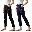 BLINKIN Women's Cotton RelaxFit Pajama Combo (Pack of 2)