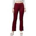 BLINKIN Women39s Stretch Fit Mid Rise Ribbed