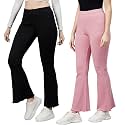 BLINKIN Women39s Stretch Fit Mid Rise Ribbed