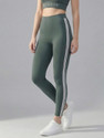BLINKIN Striped Women Green Tights