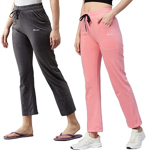 blinkin women39s cotton relaxfit pajama combo pack of 2