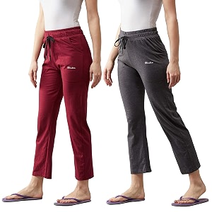 blinkin women39s cotton relaxfit pajama combo pack of 2