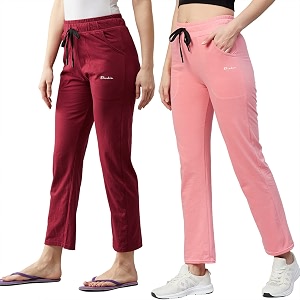 blinkin women39s cotton relaxfit pajama combo pack of 2