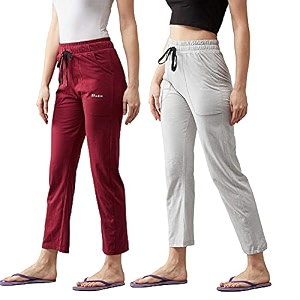 blinkin women39s cotton relaxfit pajama combo pack of 2