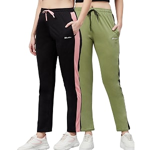 BLINKIN Womens Relaxed Fit Mid Rise Cotton