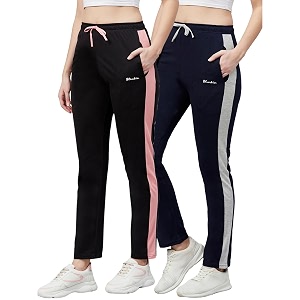 BLINKIN Womens Relaxed Fit Mid Rise Cotton