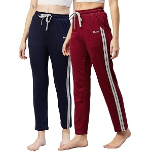 BLINKIN Women Cotton Stribed Casual Style PyjamasLowers