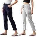 BLINKIN Women's Cotton RelaxFit Pajama Combo (Pack of 2)
