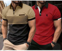 Bliss Bell Solid Men Polo Neck Multicolor