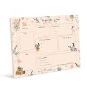 Bliss Collections Daily Planning Pad, To-Do List Notebook 50 sheets 8.5x11