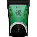 Bliss of Earth 1kg unhulled Black Sesame Seeds, Kaale Til, Fresh & Organic Fully Fiber Rich Great for Cooking & Baking