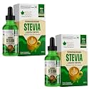Bliss of Earth Stevia Liquid Drops Sugar free Zero Calorie Diabetic and Keto Friendly Sugar Substitute Glycerin Free 99.8% REB Glass Bottle Pack of 2x30ml
