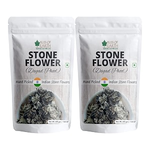 bliss of earth indian 2x200gm stone flower dagad phool kalpasi patthar ke phool aromatic spice great for cooking biryanistew amp various dishes