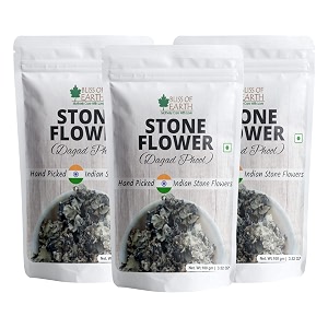 bliss of earth indian 3x100gm stone flower dagad phool kalpasi patthar ke phool aromatic spice great for cooking biryanistew amp various dishes