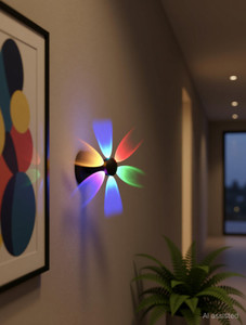 blissbells wallchiere wall lamp with bulb