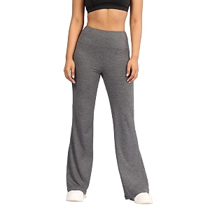 blissclub airmelt flare pants - lite  flared silhouette  back pocket weightless fabric  high rise waistband tall for women above 5395