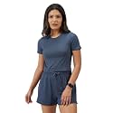 BlissClub Polyester Blend Women T-Shirt Modern Fit