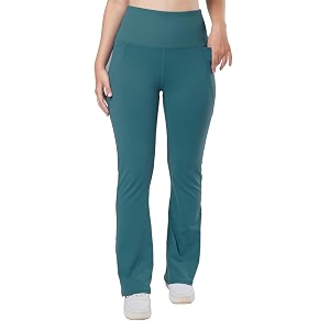 blissclub ultimate flare pants for women upto 5394 ft  ribbed waistband 4 pockets  high waist trousers and formal pants for office wear