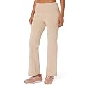 BlissClub Ultimate Flare Pants for Women Upto 5'4 ft | Ribbed Waistband, 4 Pockets | High Waist Trousers and Formal Pants for Office wear