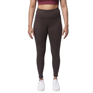 blissclub women groove-in cotton leggings  high-waist  ankle length  adjustable inner drawcord  2 deep side pockets  cottonsoft fabric  leggings for women