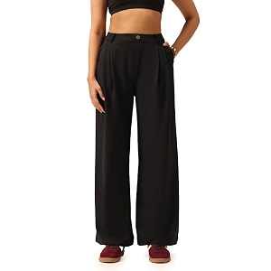 BlissClub Womens Cloud Korean Pants High-Rise fit