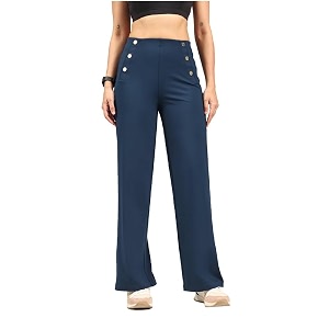 BlissClub Womens Ultimate Sailor Pants- Regular High-Rise