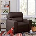 Blisscraft- Nicester 1 Seater Leatherette Sofa (Brown)