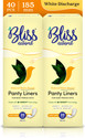 BlissNatural Ultra Thin Panty Liners for Women | Combo Pack | Prevent Leaks & White Discharge Pantyliner (Pack of 40)