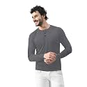 Blisstone Mens Long Sleeve Henley T-Shirt with