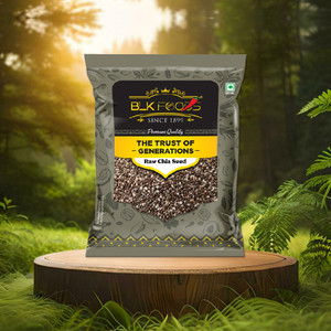 blk foods select 200g raw chia seeds for weight loss with omega 3 zinc  fiber calcium chia seeds 200 g