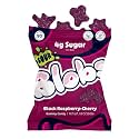 Blobs Sour Candy, Low Sugar &amp; High-Fiber Gummies, Black Raspberry-Cherry