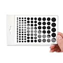 BLOCKED Original Vinyl Webcam Cover Stickers | Restickable &amp; Stackable Privacy Covers | for All Camera-endable Devices | 5-Sizes | 95 Black (Ultra Glossy)