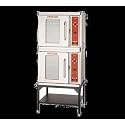 Blodgett CTBR DBL Convection Oven, Electric Solid State Controls Ceramic, Half Size, Porcelain Interior, Stainless Steel Exterior, 2 Decks, 5 Pan Capacity, Per Compartment 208v/60/3-ph