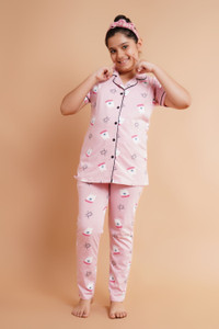 Bloem Kids Nightwear Girls Printed Cotton