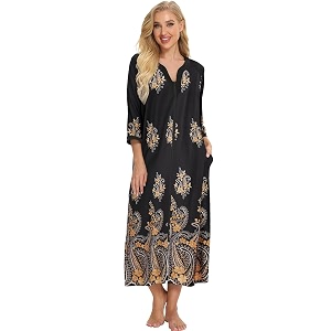 Bloggerlove House Dresses for Women Zip Up