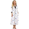 Bloggerlove House Dresses for Women Zip Up