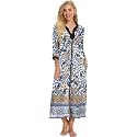 Bloggerlove House Dresses for Women Zip Up